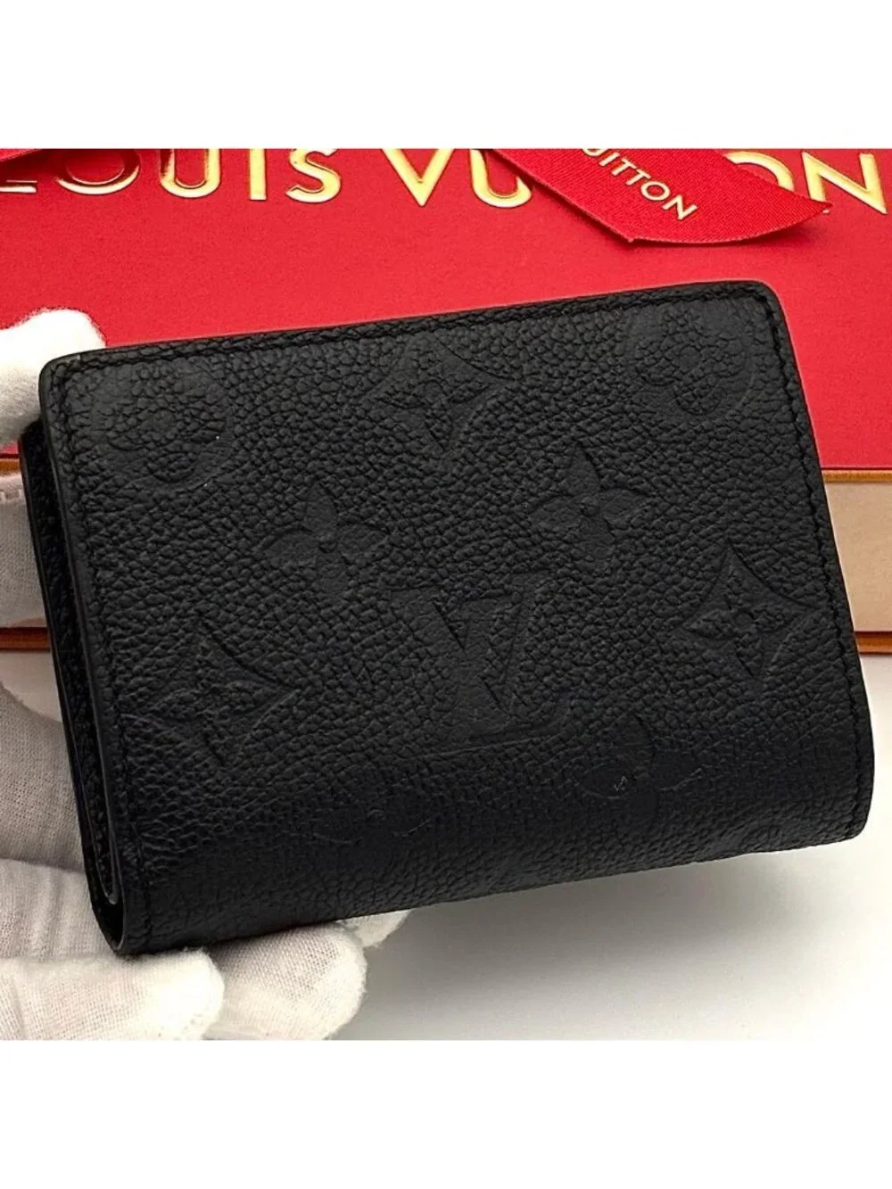 Louis Vuitton Wallet Empreinte Portefeuille Clair Black